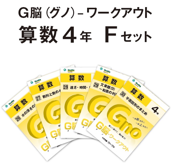 限定特価】 グノーブル 4年 G脳ワークアウト 24冊 参考書 - education